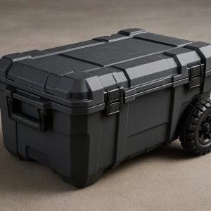 13 Heavy Duty Car Trunk Cargo Box with Wheels