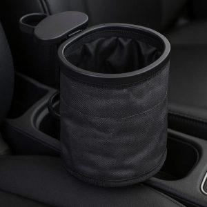 19 Collapsible Car Cup Holder Trash Bag