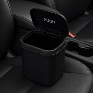 22 Car Console Trash Can with Flip Open Lid