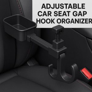 28 Adjustable Car Seat Gap Hook Organizer